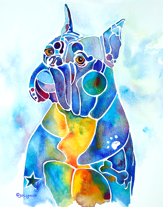 Boxer Dog Breed Blues by Jo Lynch Boxer Dog Breed Blues by Jo Lynch